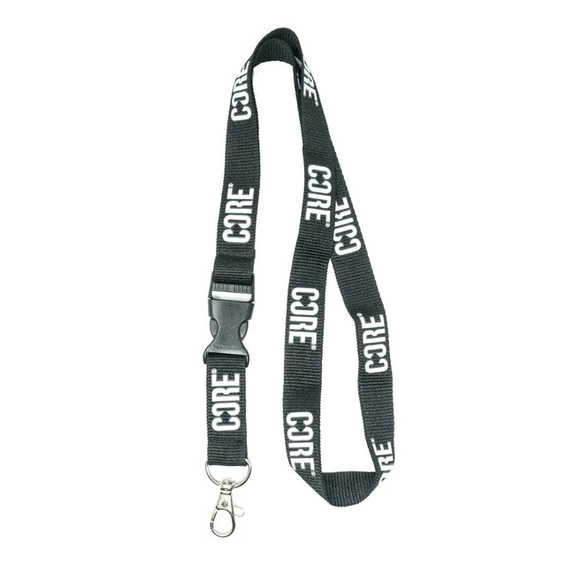 CORE Lanyard Keychain - Black/White - CORE Protection