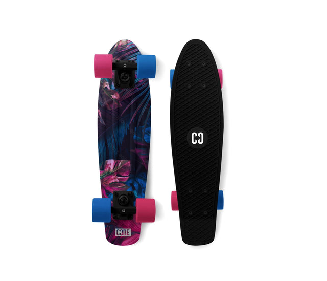 CORE Plastic Cruiser Board P1 22" - Neon Leaves 5060719855488