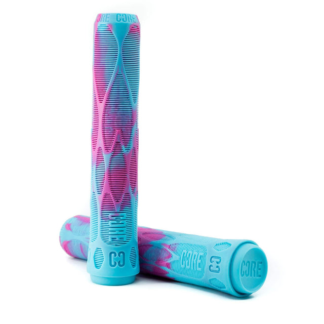 CORE Pro Scooter Handlebar Grips Soft 170mm Refresher Pink/Blue I Scooter Grips