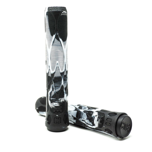 CORE Pro Scooter Handlebar Grips Soft 170mm Slate White/Black I Scooter Grips