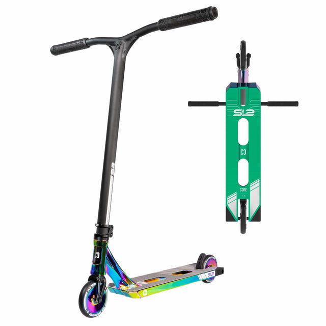 CORE SL2 Stunt Scooter Neo Black I Adult Stunt Scooter Bottom Side